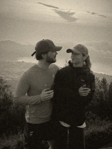 Joris and Mariana at sunrise